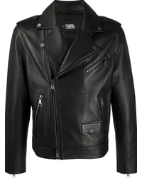 Karl Lagerfeld Ikonik' Bikerjacke Schwarz