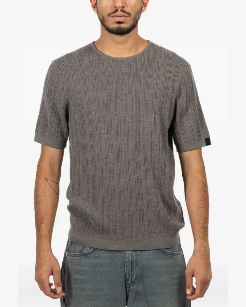 Rag & Bone Geripptes Crawford T-Shirt - Braun Braun