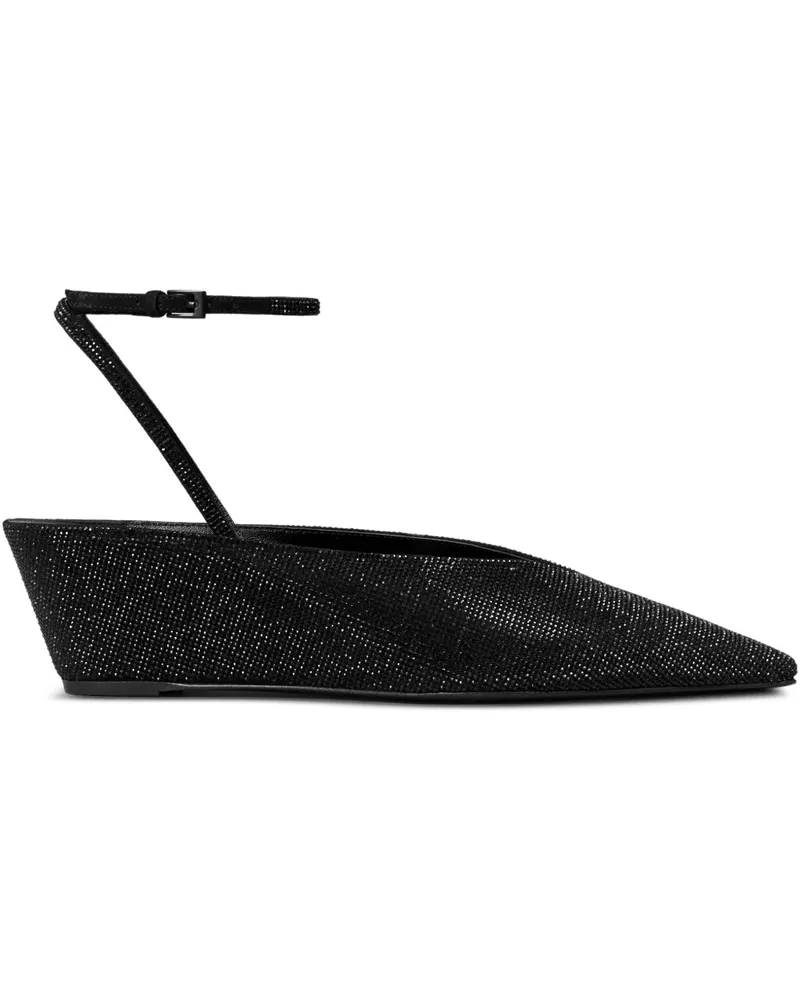 Tory Burch Wedge-Pumps mit Pavé 50mm - Schwarz Schwarz