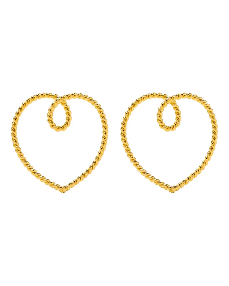 Vanina Ohrringe mit Herzform - Gold Gold