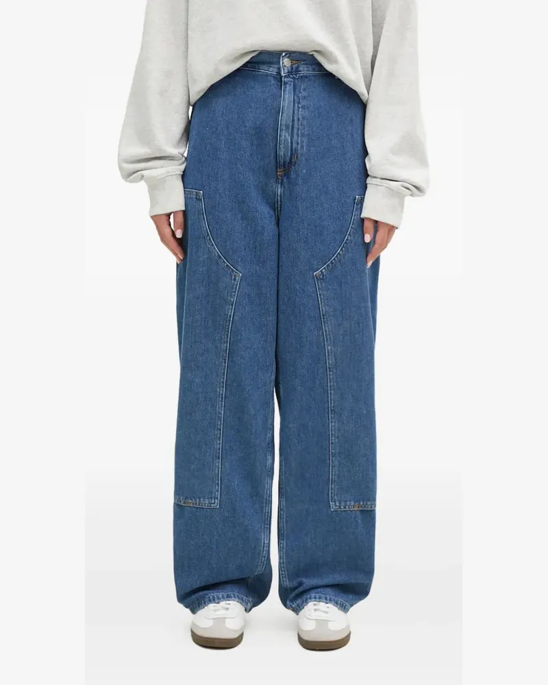 Carhartt WIP Brandon Jeans im Layering-Look - Blau Blau