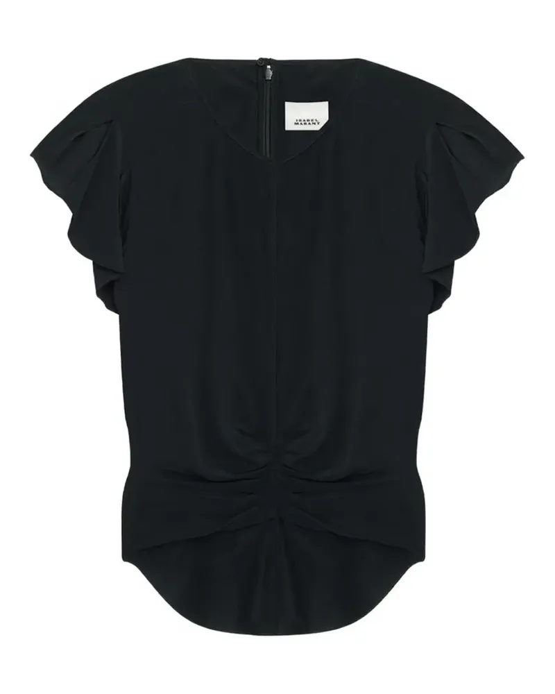 Isabel Marant Tullya Oberteil - Schwarz Schwarz