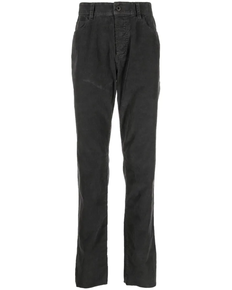 James Perse Straight-Leg-Hose aus Cord - Schwarz Schwarz