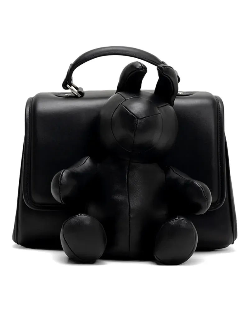 MIHARAYASUHIRO Dolls Rabbit tote bag - Schwarz Schwarz
