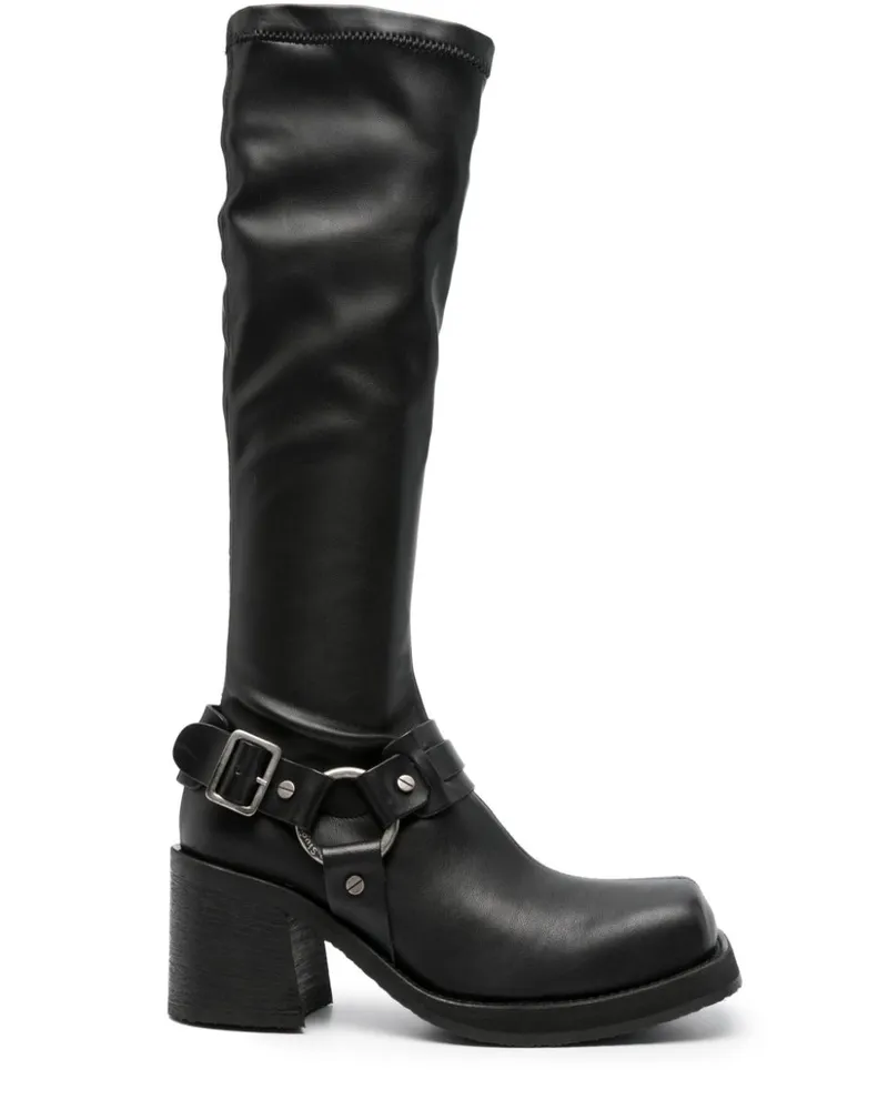 Acne Studios Stiefel mit runder Kappe 80mm Schwarz