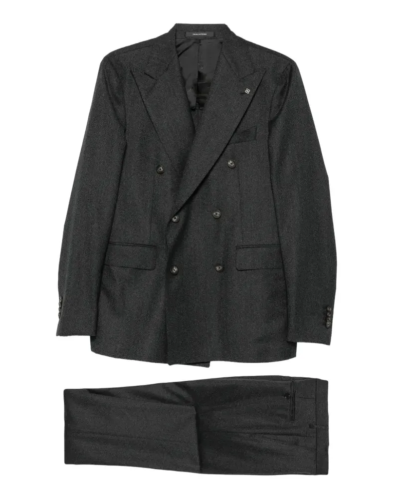 Tagliatore Doppelreihiger Anzug - Grau Grau
