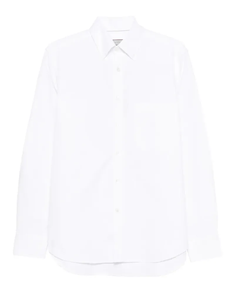Canali point-collar shirt - Weiß Weiß