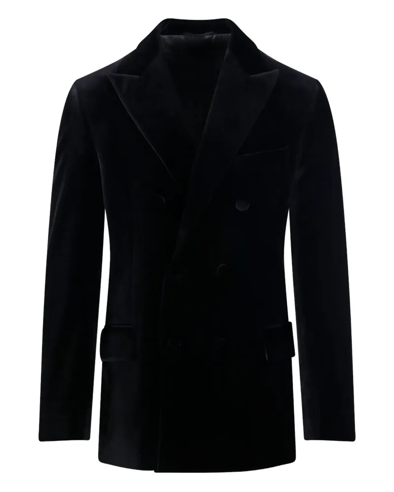 Golden Goose Blazer mit Kontrastrevers - Schwarz Schwarz