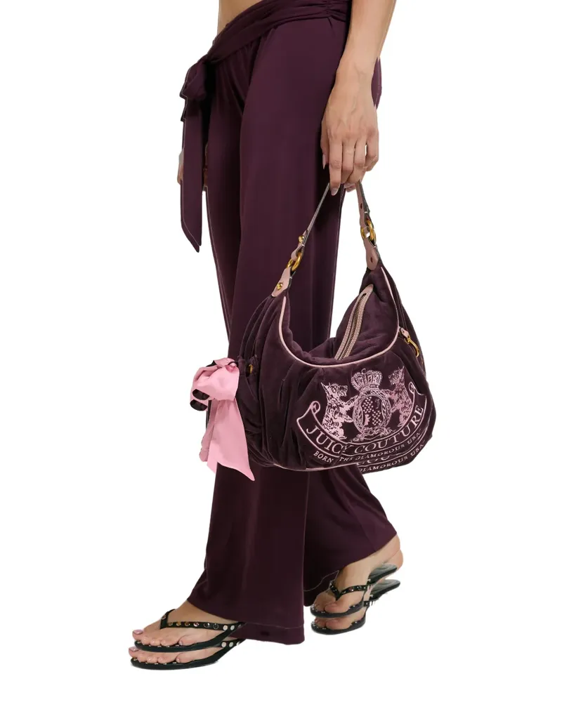 Juicy Couture Winetasting Tote Bag aus Velours - Violett Violett