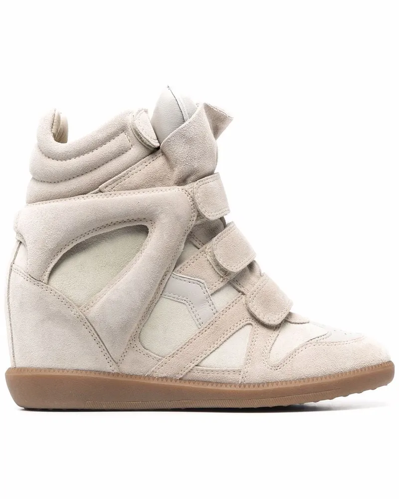 Isabel Marant High-Top-Sneakers Nude