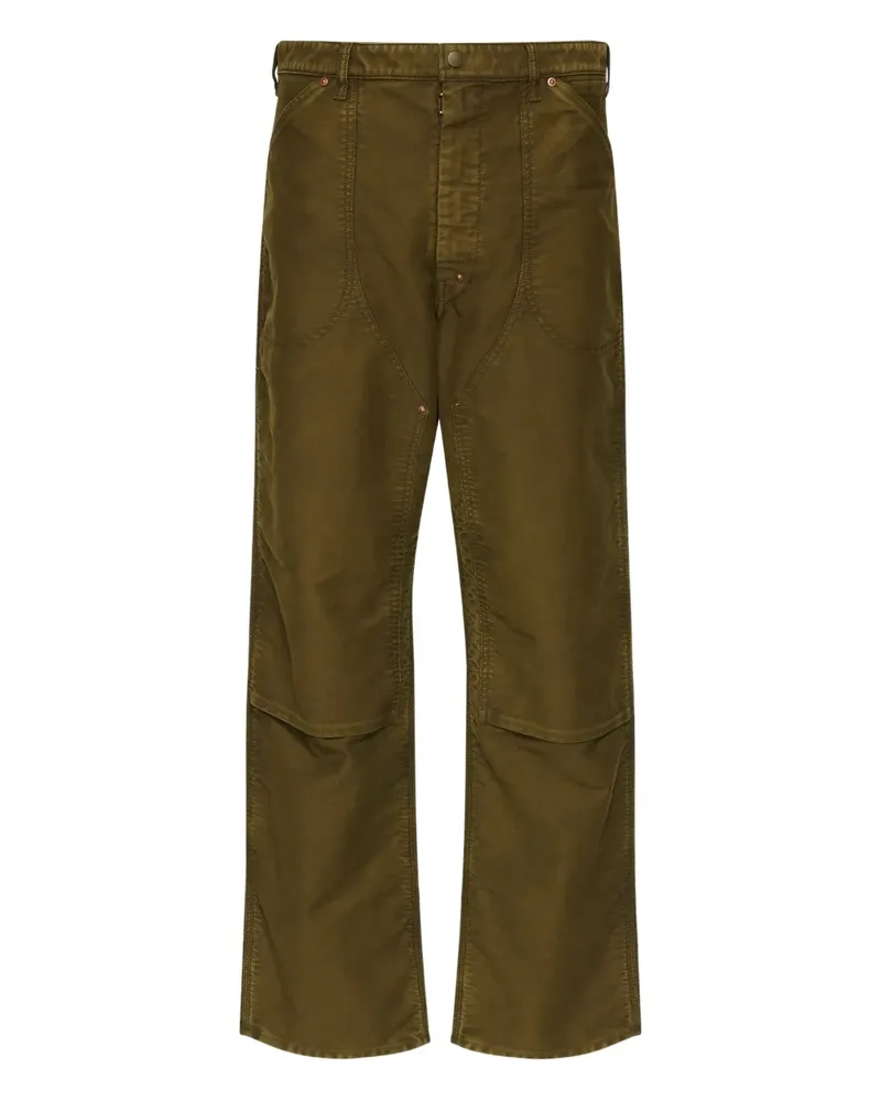 Maison Margiela Hose mit Patch - Braun Braun