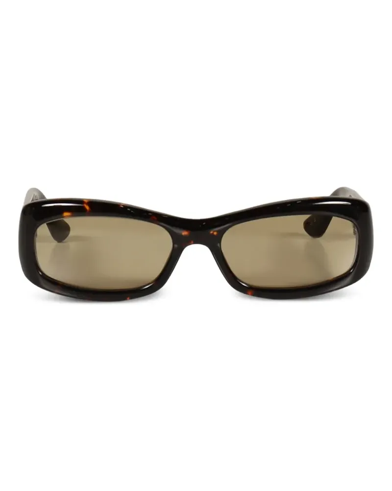 Port Tanger Eckige Saudade Sonnenbrille - Braun Braun