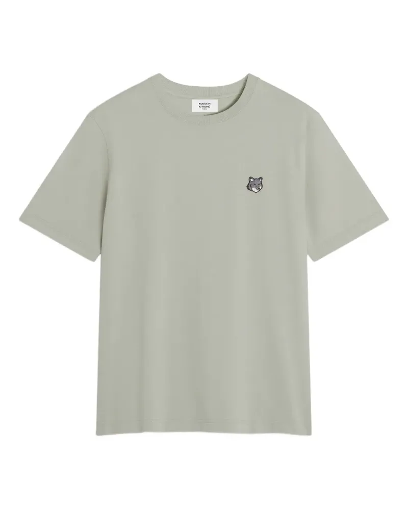 Kitsuné fox-patch T-shirt - Grün Grün