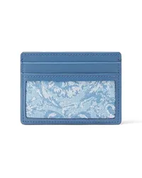 Versace Barocco Jacquard-Kartenetui Blau