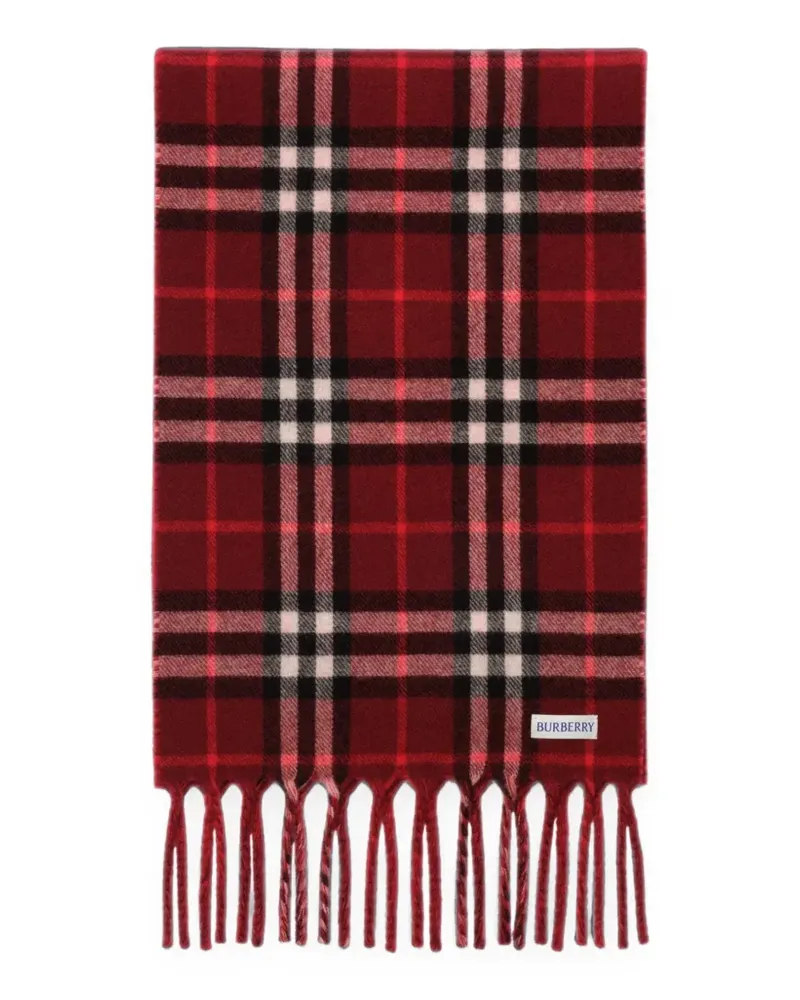 Burberry reversible Knight-stamp scarf - Rot Rot