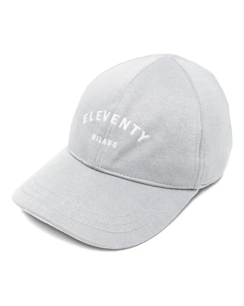Eleventy Baseballkappe mit Logo - Blau Blau