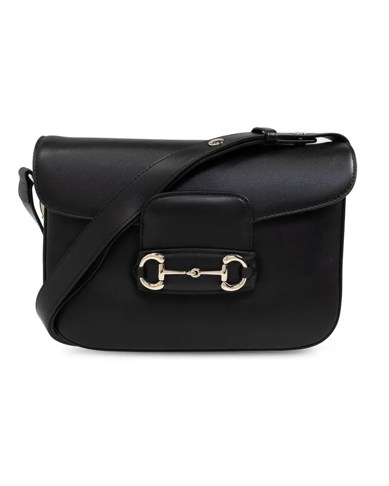 Gucci Kleine Horsebit 1955 Schultertasche - Schwarz Schwarz