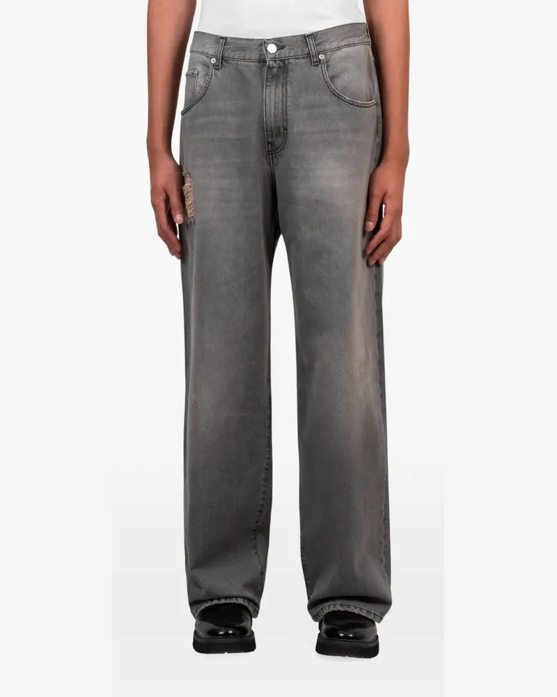 Séfr Mass Jeans im Distressed-Look - Grau Grau