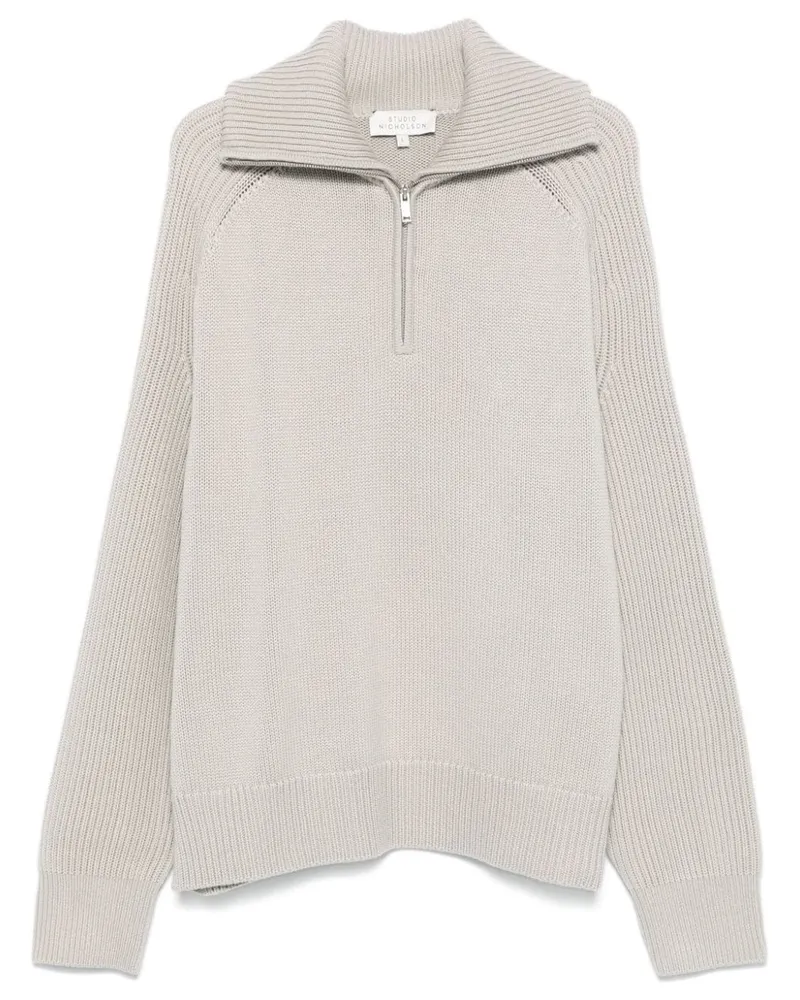 Studio Nicholson Level Pullover - Grau Grau