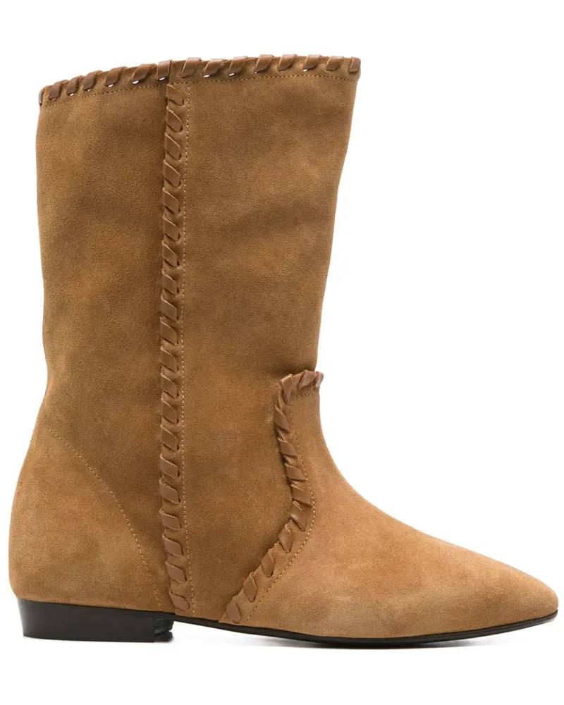 Isabel Marant Stiefel aus Wildleder - Braun Braun