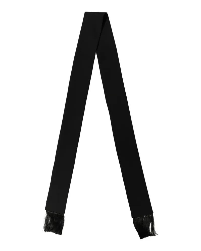 Dolce & Gabbana knitted fringed scarf - Schwarz Schwarz