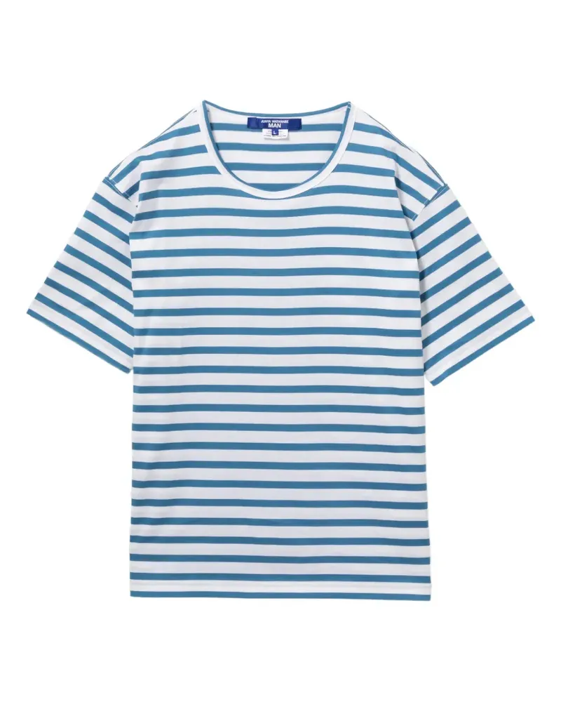 Junya Watanabe Gestreiftes T-Shirt - Blau Blau