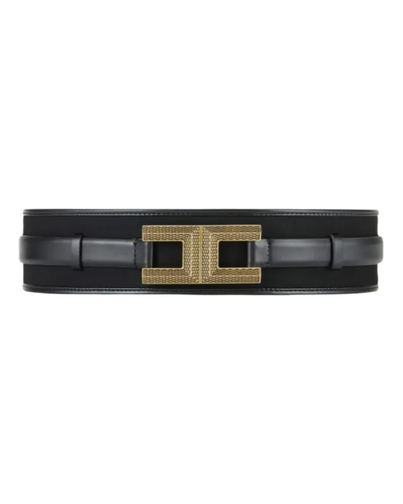 Elisabetta Franchi buckle belt - Schwarz Schwarz