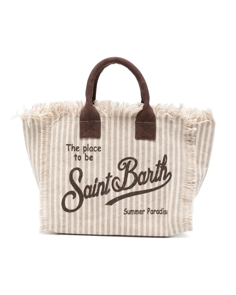 MC2 Saint Barth Gestreifter Colette Shopper - Nude Nude