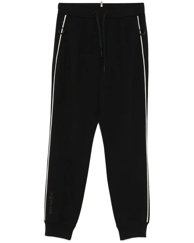 Moncler Jogginghose mit Jersey-Textur - Schwarz Schwarz