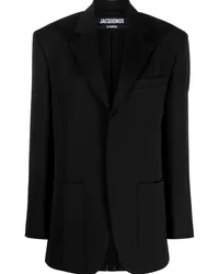 Jacquemus Einreihiger La Veste D'Homme Blazer Schwarz