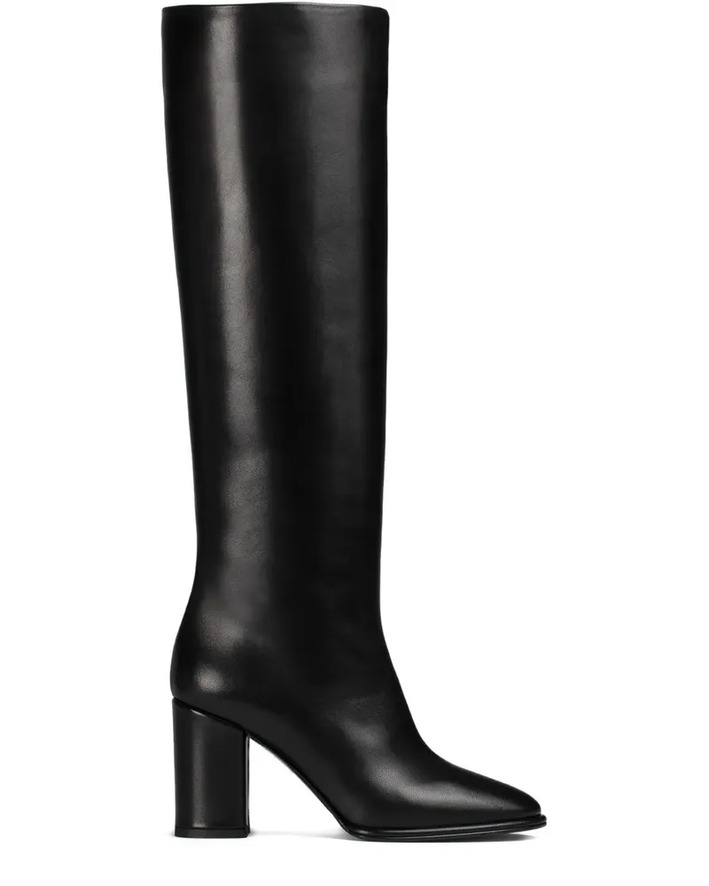 Le Silla Elsa Stiefel 80mm - Schwarz Schwarz