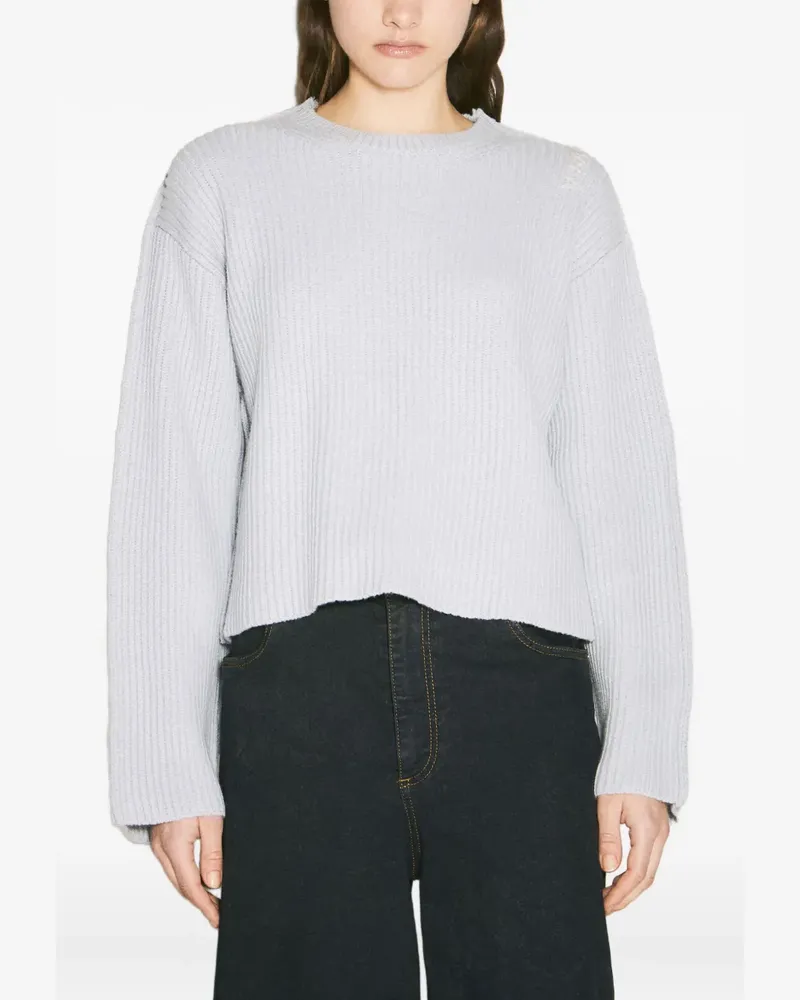 Marni Gerippter Strickpullover - Grau Grau