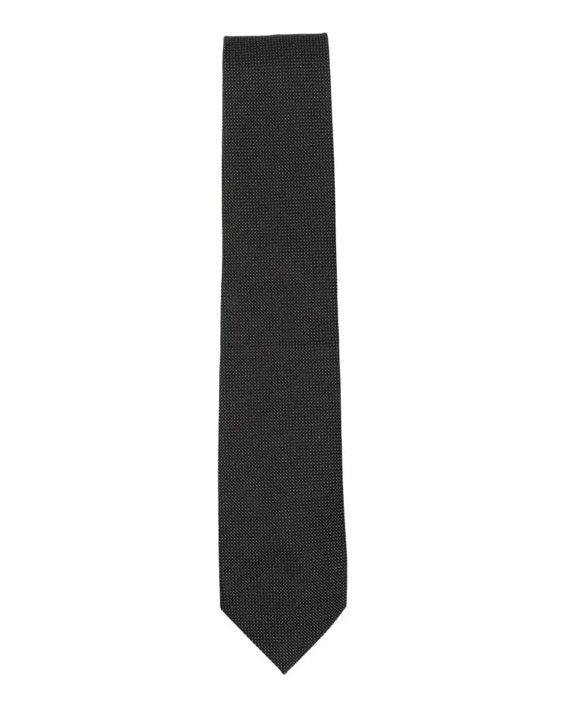 Tom Ford dotted silk tie - Schwarz Schwarz