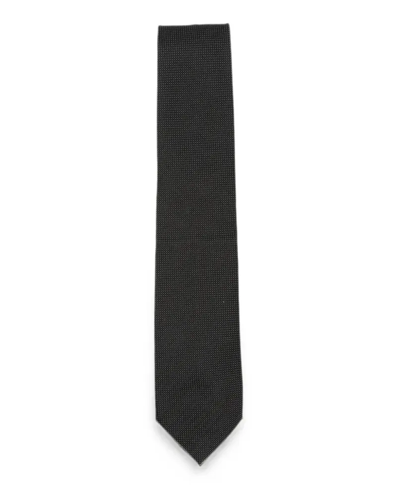 Tom Ford dotted silk tie - Schwarz Schwarz