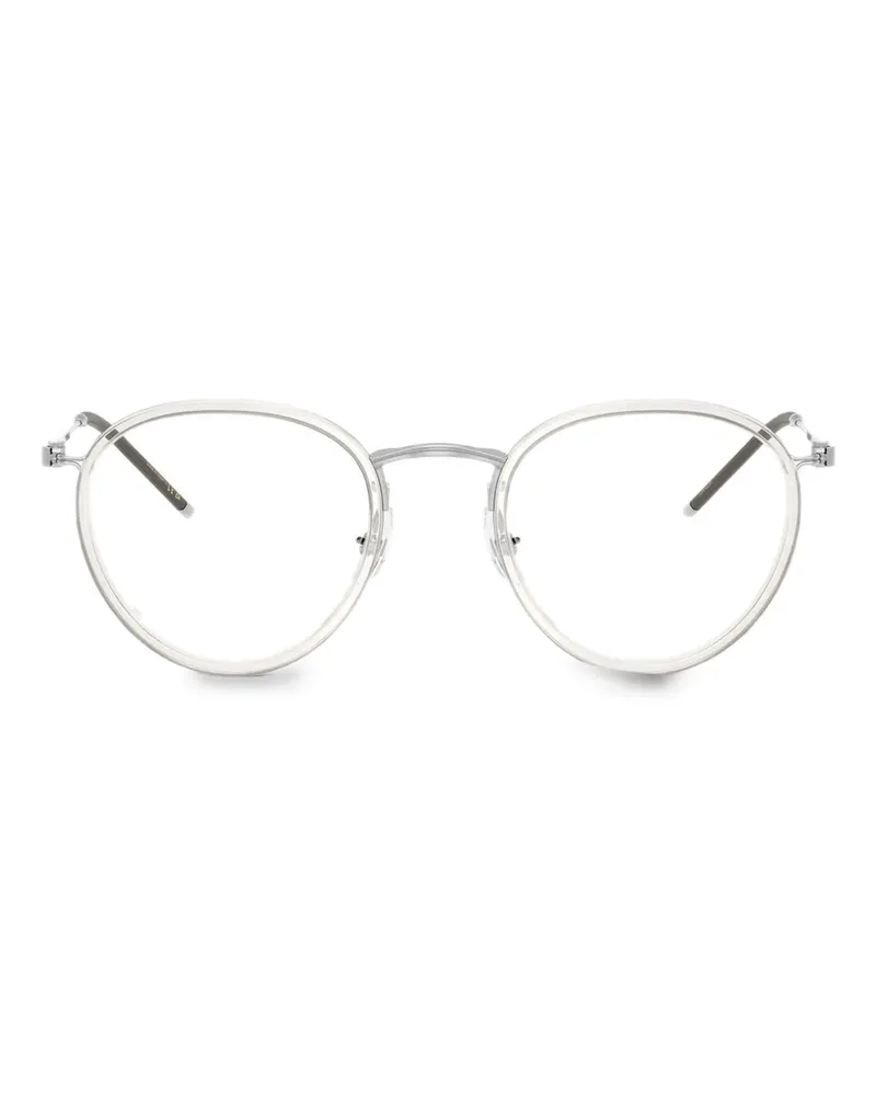 Oliver Peoples Brille mit rundem Gestell - Silber Silber