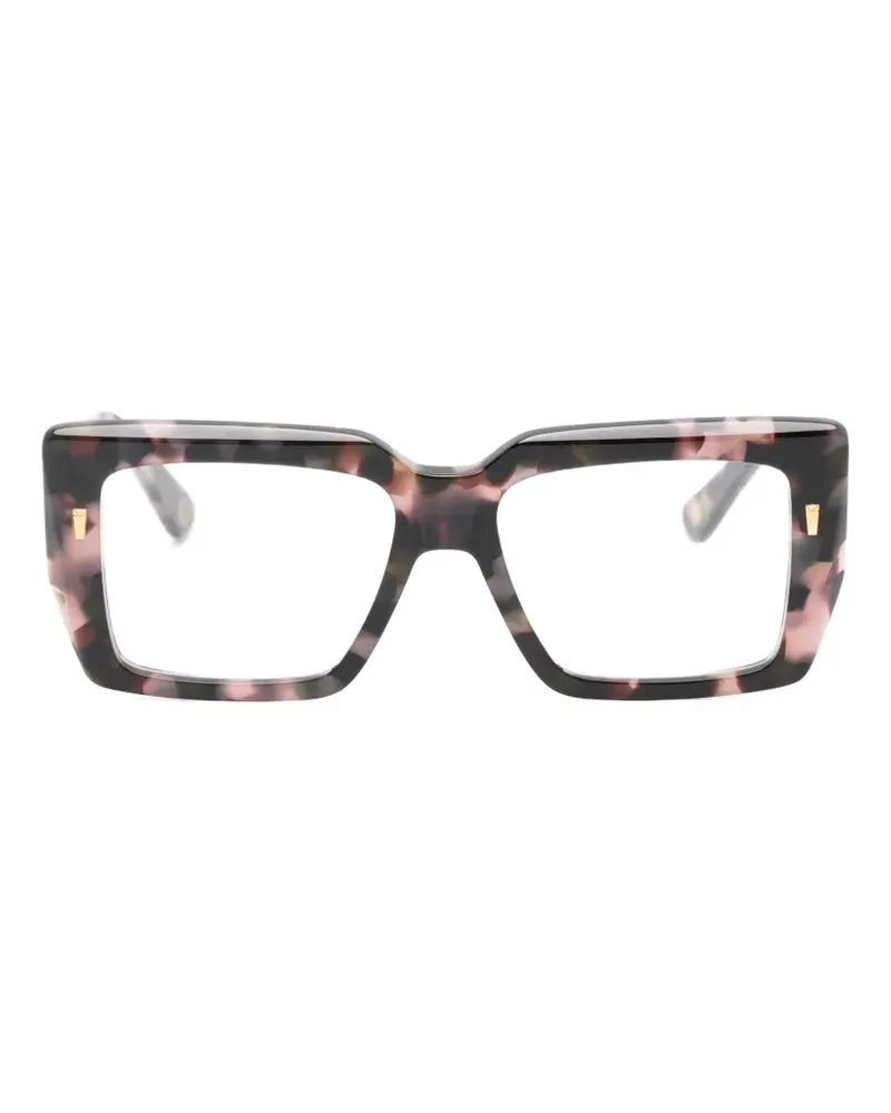 Kyme Thalia tortoiseshell-pattern glasses - Schwarz Schwarz