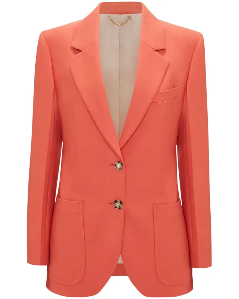Victoria Beckham Sakko mit aufgesetzten Taschen - Orange Orange