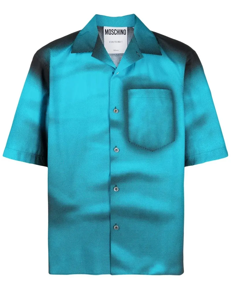 Moschino Hemd mit kurzen Ärmeln - Blau Blau