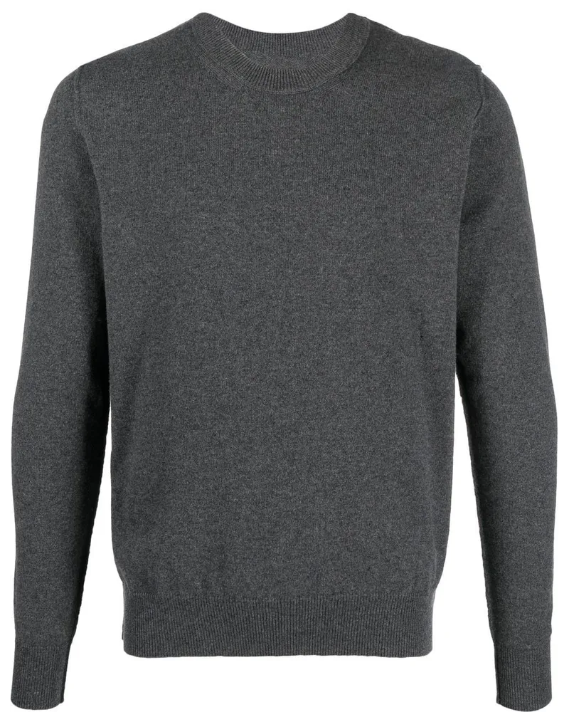 Maison Margiela Kaschmirpullover mit rundem Ausschnitt - Grau Grau