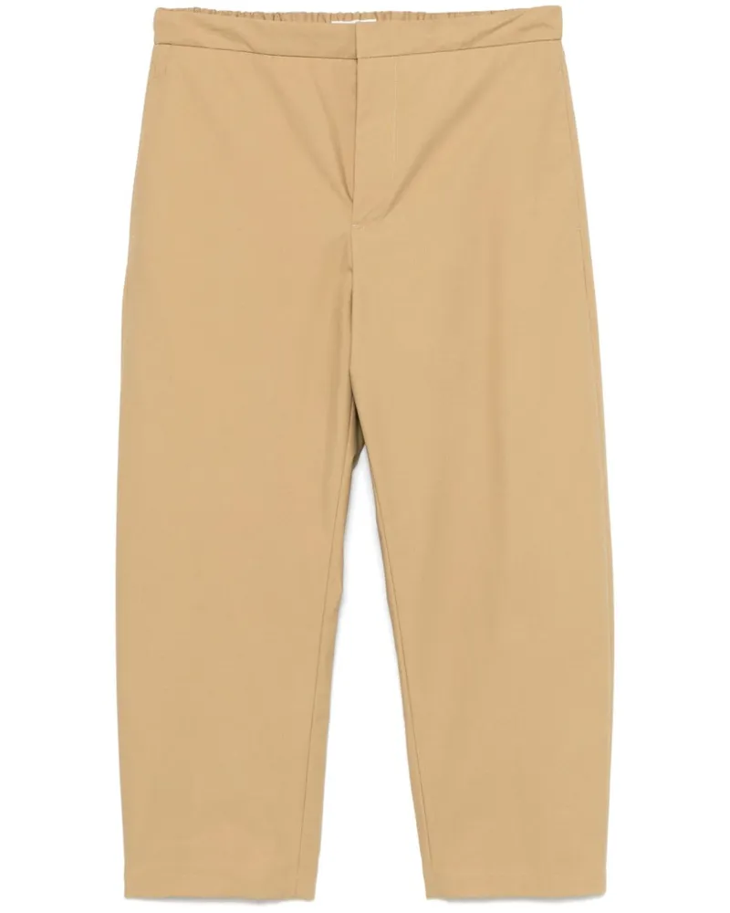 Jil Sander Hose mit Tapered-Bein Braun
