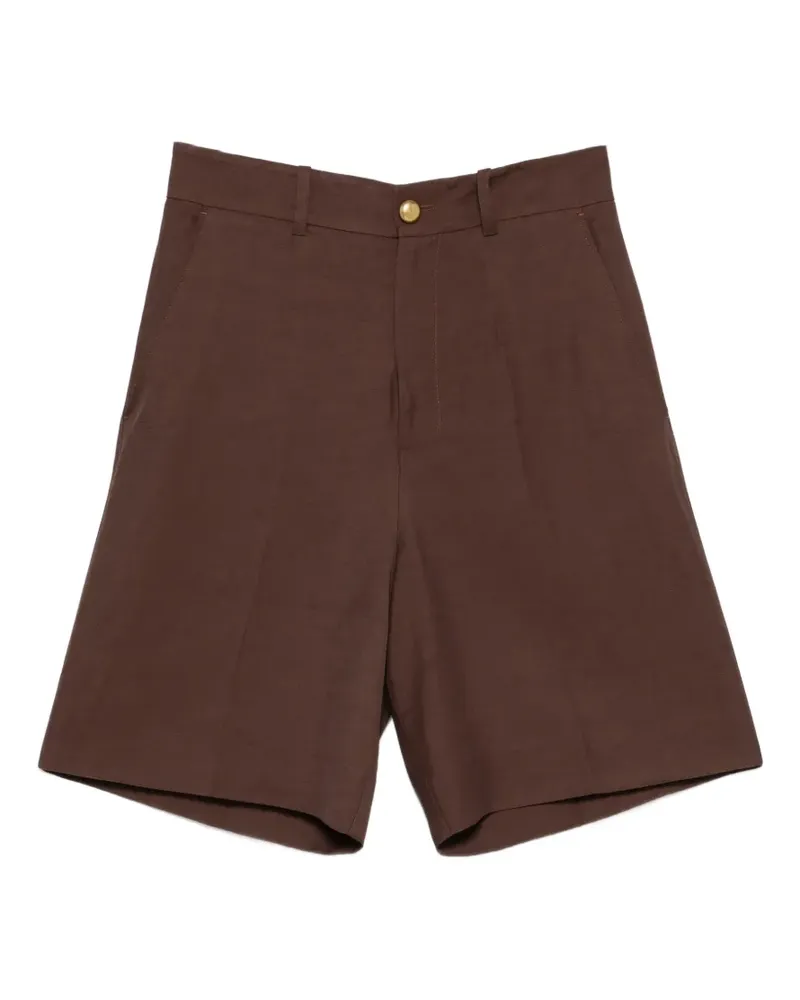 P.A.R.O.S.H. P.A.R.O H. Geknöpfte Shorts - Braun Braun