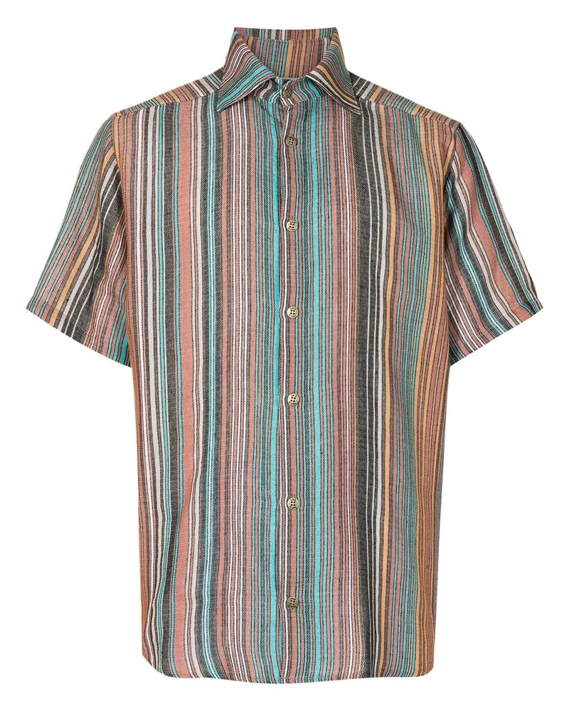 Amir Slama T-Shirt aus Jacquard - Mehrfarbig Mehrfarbig