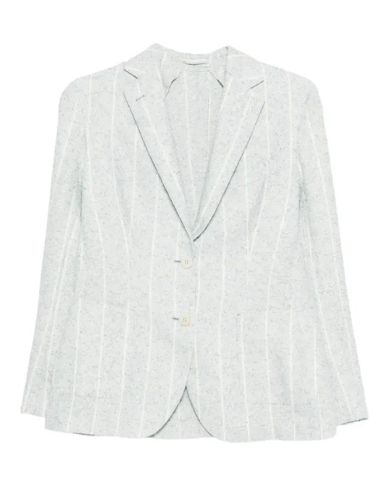 Eleventy Gestreiftes Sakko - Blau Blau