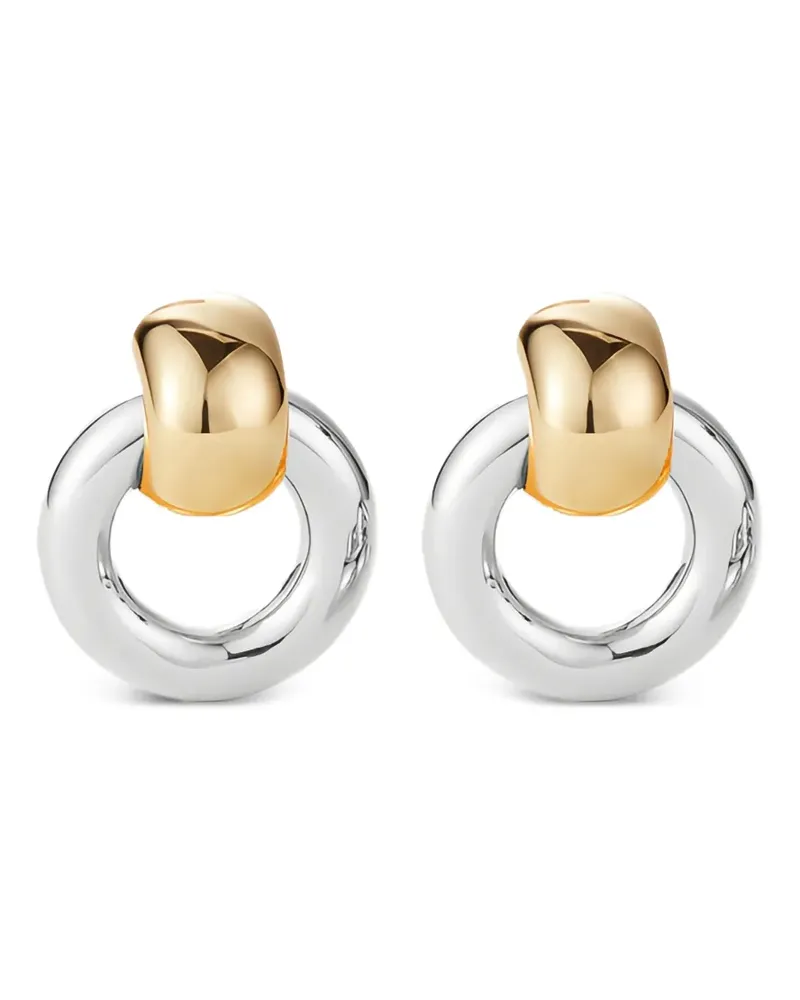 Jenny Bird Mega Faye Knockers two-tone earrings - Silber Silber