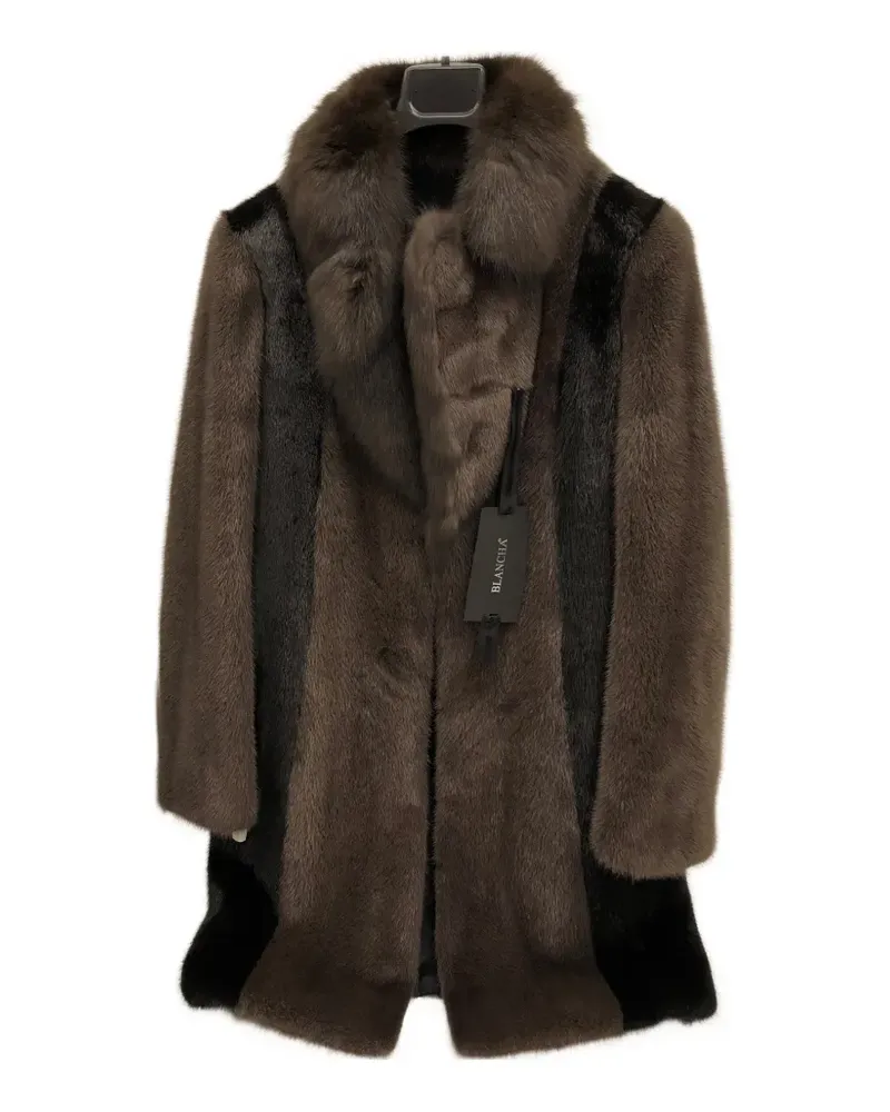 BLANCHA colour-block panelled coat - Braun Braun