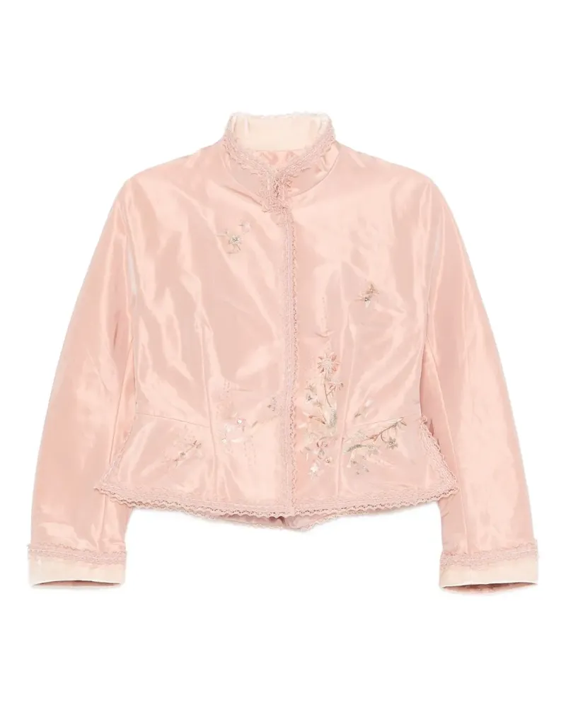 SHIATZY CHEN Scape-of-Curve Cropped-Jacke - Rosa Rosa