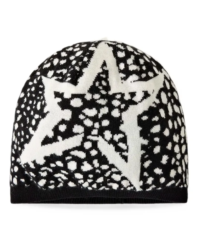 Perfect Moment wool jacquard beanie - Schwarz Schwarz