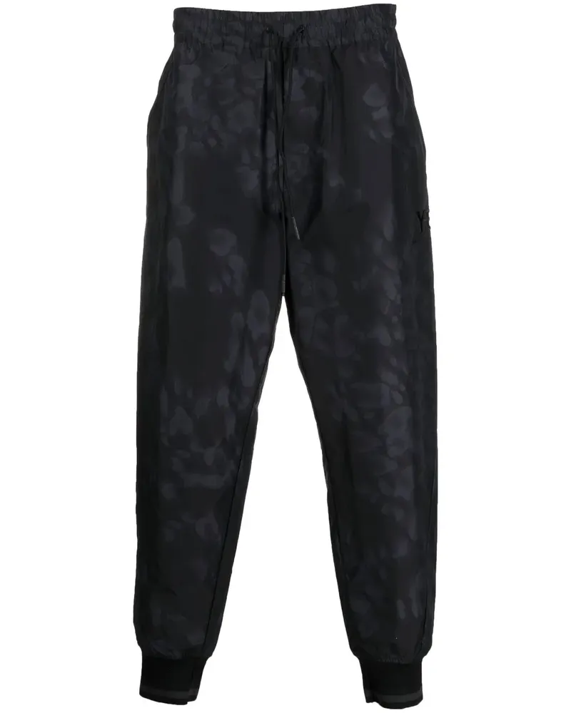 Y-3 Jogginghose mit Leoparden-Print - Schwarz Schwarz