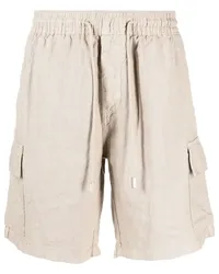 Vilebrequin Leinenshorts mit Logo-Patch Nude