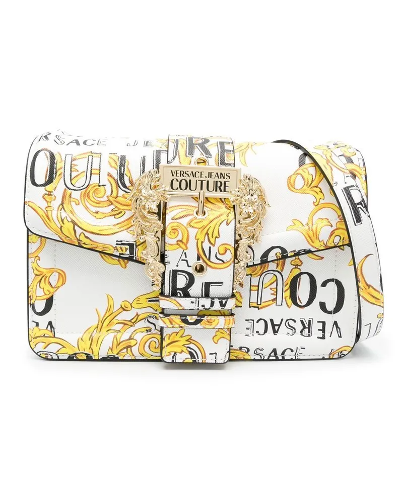 Versace Jeans Umhängetasche mit Schnallendetail - Weiß Weiß